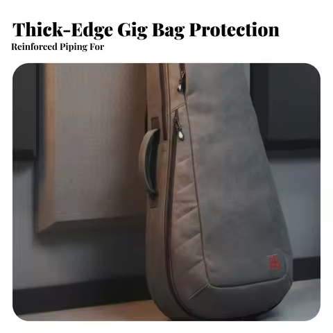 Electric Guitar Bag Adjustable Guitar Bag with Pocket Sturdy Reinforced for Guitarists, Travel, Rehe