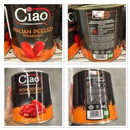 Ciao Italian Chopped Tomatoes In Tomato Juice 2500 G. มะเขือเทศ หั่นเต๋า ในน้ำมะเขือเทศ ( ตรา  ชาล์ล