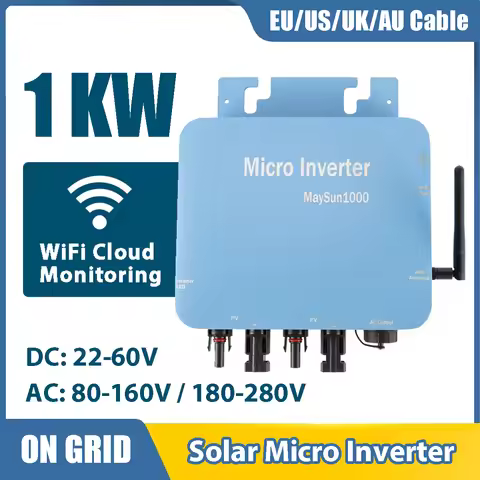 Solar Inverter On Grid Micro With MC Connector WiFi Cloud Monitor Function 220V230V/110V120V AC Wate