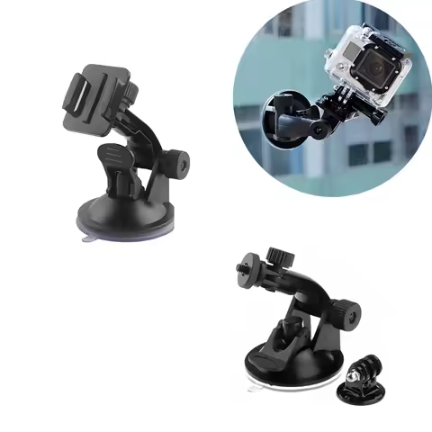 For Go Pro 8 9 Accessories 7cm Car Mount Windshield Suction Cup for Gopro Hero 10 9 8 7 6 5 4 for SJ