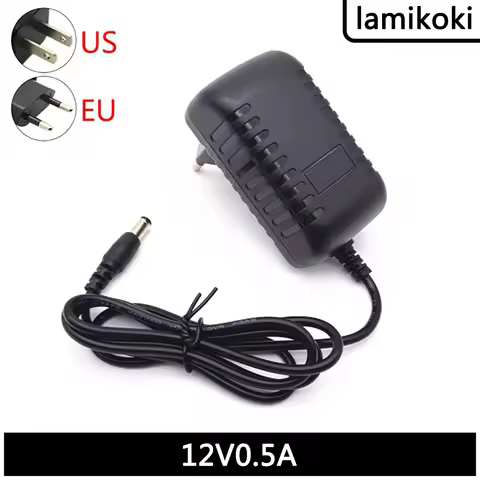 12V 500MA Power Adapter European Standard 12V 0.5A Photocatalyst Mosquito Killer Lamp Charger DC 6W