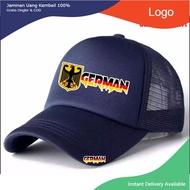 Topi Timnas Jerman Sepakbola Jerman U17 2023 Indonesia Snapback Trucker Jaring Dewasa Pria Wanita