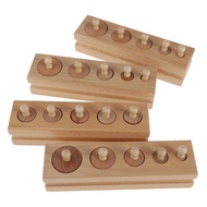 Koolsoo Knobbed Cylinders Socket Early Educational Kids Math Skills IQ Motor Skills