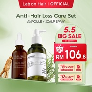 Lab On Hair 2in1 Bundle Scalp Spray + Ampoule - Anti Hair Loss Haircare Treatments