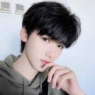 วิกผมผู้ชาย วิกผมชาย วิกผมชายไหมเกาหลี วิกผมหน้าม้า สำหรับผู้ชาย/ผู้หญิง /แฮร์พีชหน้าม้า แฮร์พีชผมปล