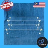 Transparent Acrylic 2/3 Tier Display Stand – For Perfume, Accessories & Figures