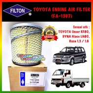 TOYOTA Engine Air Filter UNSER KF80 17801-35030 Air Cleaner Filter Penapis udara enjin kereta Toyota