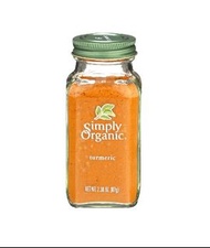 Simply Organic Turmeric 有機薑黃粉 2.38g / 67g【089836185259】