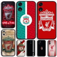 Multiple designs of TPU black phone cases liverpool football club(DMB9) for OPPO R9 F1 Plus R9S Reno