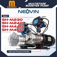 M.Machinery NEOVIN Stainless Steel Multistage Booster Pump SH-M230 SH-M240 SH-M440 SH-M460 Surface W