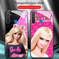 TS-14 Barbie Magazine HD Glass Casing for Oppo Reno 12F 13F F27 Realme 5 5i 5S 3 3i 6i 7 C65 Narzo 1