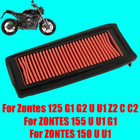 Motorcycle Air Filter Cleaner Intake Element For ZONTES G1-125 G2-125 U-125 U1-125 U-150 U1-150 U-15