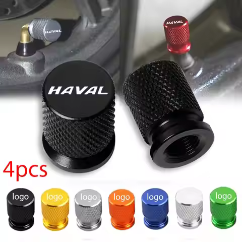 For HAVAL H2 H6 H7 H8 H9 H2S M6 C50 Car Wheel Tire Valve Caps Tyre Stem Covers Airdust Waterproof