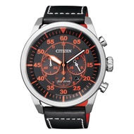 Citizen CA4210-08E Aviator Eco-Drive Black Genuine Leather Chronograph Men's Watch