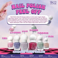 Nail POLISH PEEL OFF SR12/2-Minute Dry HALAL NAIL POLISH/Easy To PEEL OFF