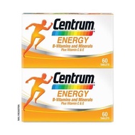 Centrum Energy 60 Tablets x 2 (EXP:03/2027)