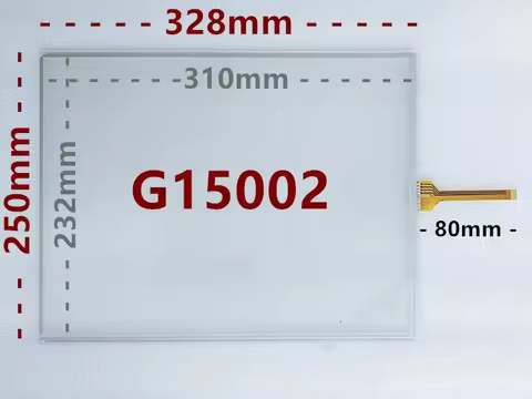 Applicable to 15 inch new 8-wire resistive touch screen GUNZE G15001 G15002 touch panel industrial c