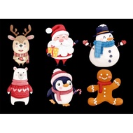 Heat pressed ironing image, shirt printing. Christmas Model GS9