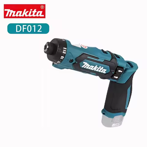 Makita DF012DZ Cordless Screwdriver (7.2 V, Without Battery, Max. Torque 8.0 Nm, 2-Speed Gearbox, 21