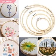 ZHOMKI89 Cross  Frame Handmade Bamboo  Round Loop