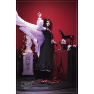 Embroidered Gothic Style Blouse - Magic Night Design