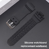 16mm Waterproof Sweat-proof Breathable Soft Replacement Watch Strap for GA-150 GA-200 GA-201 GA-300 