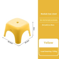 Citylong Plastic Stool High Stool For Home Small Bench Childrens Plastic Chair Stackable Minimalist 