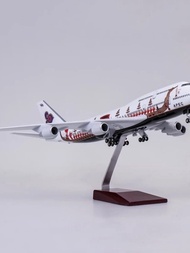 T Thailand Dragon Boat B747 Thai Airplane Model Thai Airplane Boeing B747 Simulation Airplane Model 