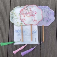 Retro Round Fan for Kids Cheongsam Dance Fan