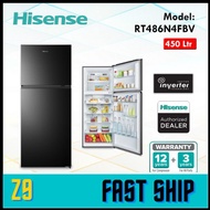 HISENSE 2 Door Refrigerator Inverter 450L (RT486N4FBV) - Hisense Warranty Malaysia
