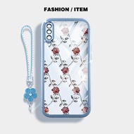 YBD Clear Case For Samsung Galaxy A50 A50S A30S A307 A03S A02S M02S A025 A307 Snowflake Deer Rose Pa