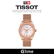 [Official Tissot Warranty] Tissot T101.910.33.151.00 Women's PR 100 Sport Chic Quartz Rose Gold Watch T1019103315100