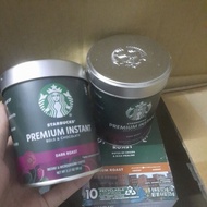 Dark Roast Starbucks premium instant coffee. Sweet roasted flavor and delicious dark chocolate flavo