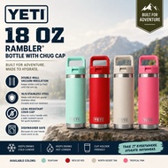 YETI Rambler® 18oz Water Bottle with Color-Matched Straw Cap (Original)