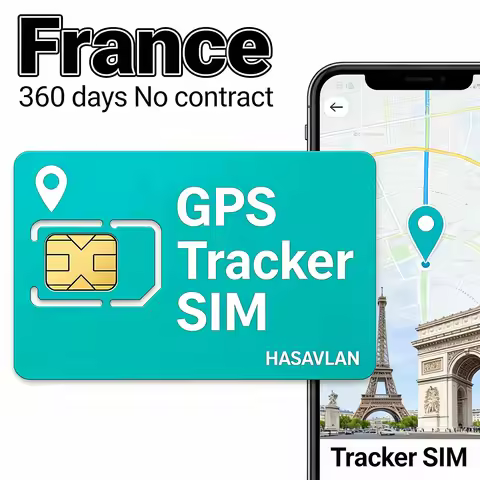 Tracker SIM Card France – Pre-cut 3 Sizes GSM GPRS LTE M2M IoT No Contract 360MB/360 Days for ST-902
