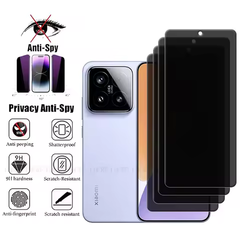 1-4Pcs For Xiaomi 15 Glass Xiaomi 15 Screen Protector Cover Protective 9H HD Anti-Spy Privacy Temper
