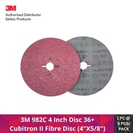 3M 982C 4"X5/8" Disc 36+ Cubitron II Fibre Disc (5Pieces/Pack)