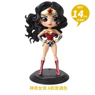 Bandai Qposket DC รุ่นเล็กของเล่นสตั๊ดรุ่นเล็ก Wonder Woman Harley Quinn Joker ของเล่นสตั๊ดแบบเคลื่อ