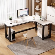 Computer Table Simplicity L Shape Table Large Capacity Corner Table Bold Rounded Corner L Table