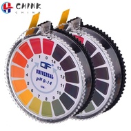 CHINK 1/2 Rolls PH Test Paper Strip Roll, 5m/roll PH 0-14 Test Paper, Laboratory Household PH Test M