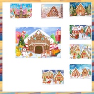 210x150cm Christmas Gingerbread Gingerbread House Candy House Photography Backdrops Birthday Party D