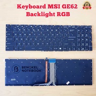 MSI GS70 GE62 GE72 GS60 GL62 GL72 GP62 GP72 CX62 GT72 GP62 GT72S GL63 GL73 RGB MS-16J1 MS-16J2 MS-17