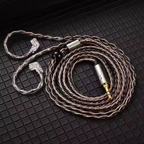 QKZ T1 Detachable Wired Earphones Brown/Yellow/Blue 3.5MM Cable 1.2M Original Cable Music Sports DJ 