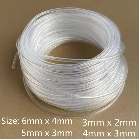 10 meters Hose Ink Tube Ink Tube 3mm x 2 mm resistant to solvent clear 6mm x 4mm 5mm x 3mm 4mm x 3mm