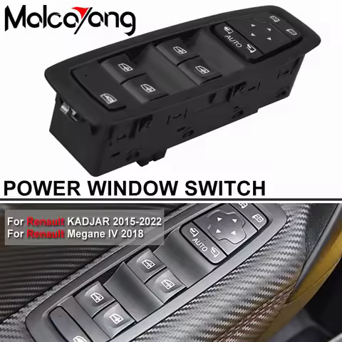For Renault Kadjar 2019 2020 Megane IV 2018 Power Window Control Switch Left Hand Lifter Regulator B