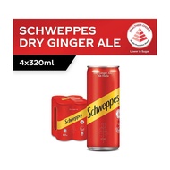 Schweppes Dry Ginger Ale (4 X 320ML)