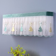 1pc Gauze Curtain Anti-dust Cover Wall Mounted Air Conditioning Cover Air Conditioner Dust Cover