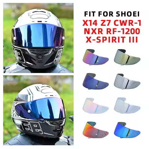 Helmet Visor Fit for SHOEI X-14 X14 Z-7 Z7 CWR-1 CWR1 NXR RF-1200 RF1200 X-Spirit III XSpirit 3 X-Fo
