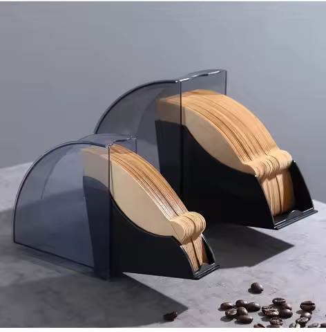 Filter Paper Box V01 Filter Paper Holder Coffee V02 Filter Paper Fan-shaped Filter Paper Dust-proof 