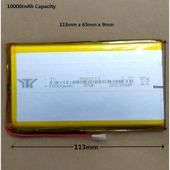 Rechargeable Battery 8565113 / 9065113  Battery 10000mAh Li-Polymer 3.7V For Replacement Backup Powe